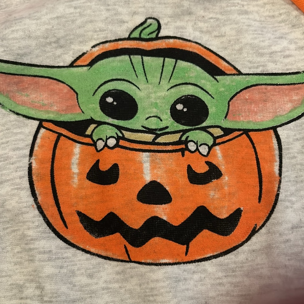 STAR WARS GROGU in Pumpkin Cozy Sweater 3T NWT - Picture 3 of 4